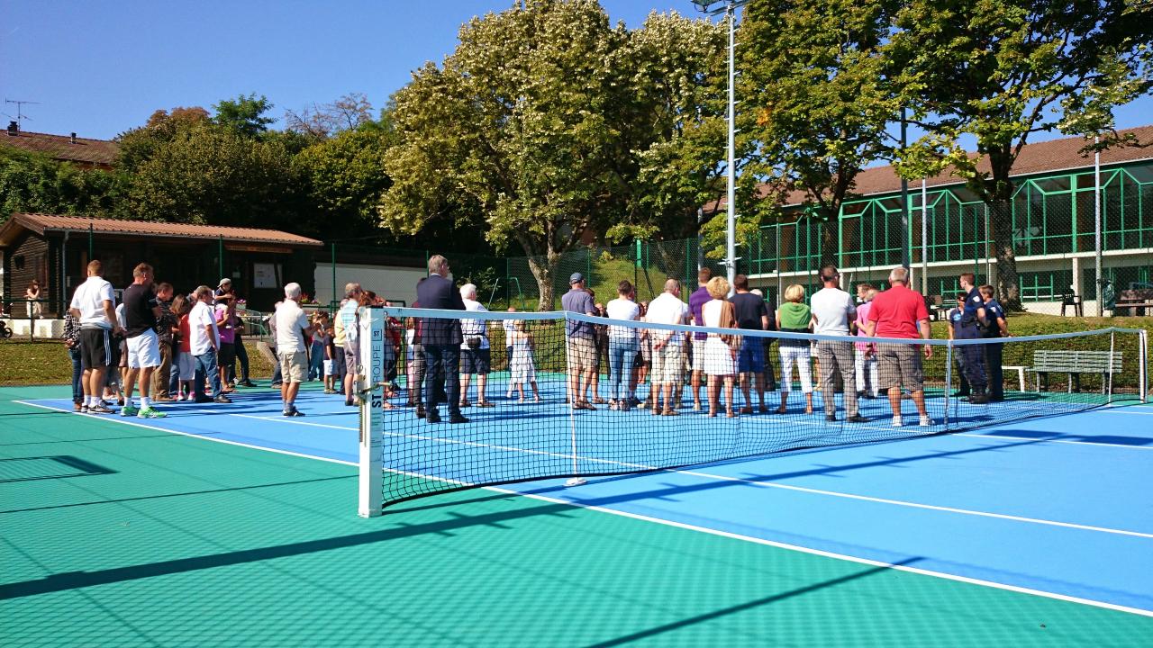 Inauguration des nouveaux terrainsu