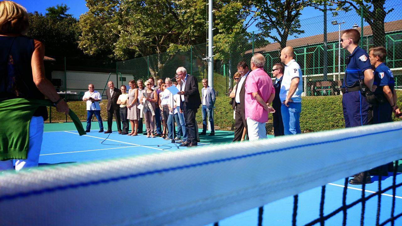 Inauguration des nouveaux terrainsu