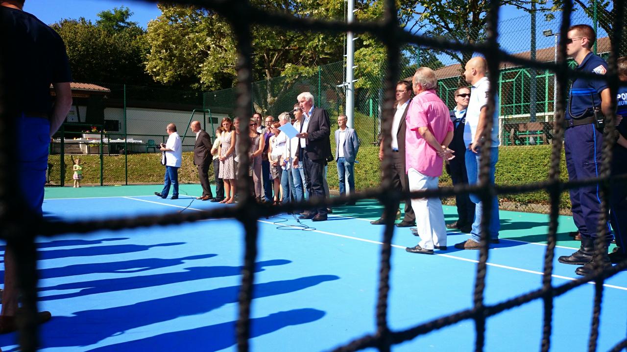 Inauguration des nouveaux terrainsu