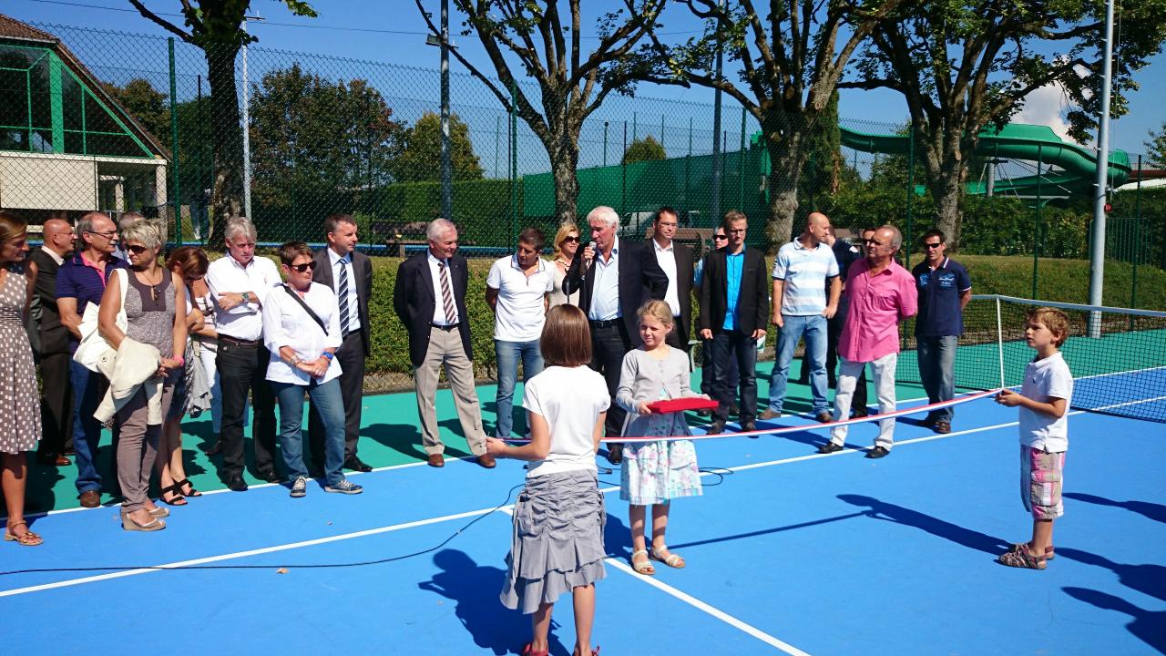Inauguration des nouveaux terrainsu