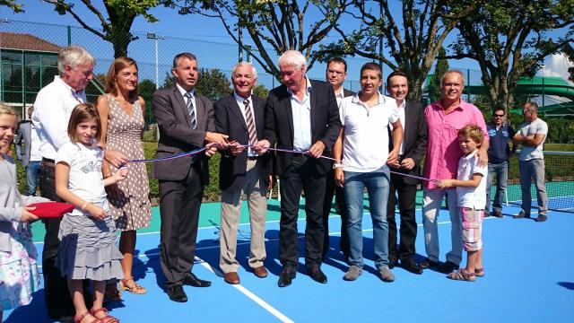 Inauguration des nouveaux terrains